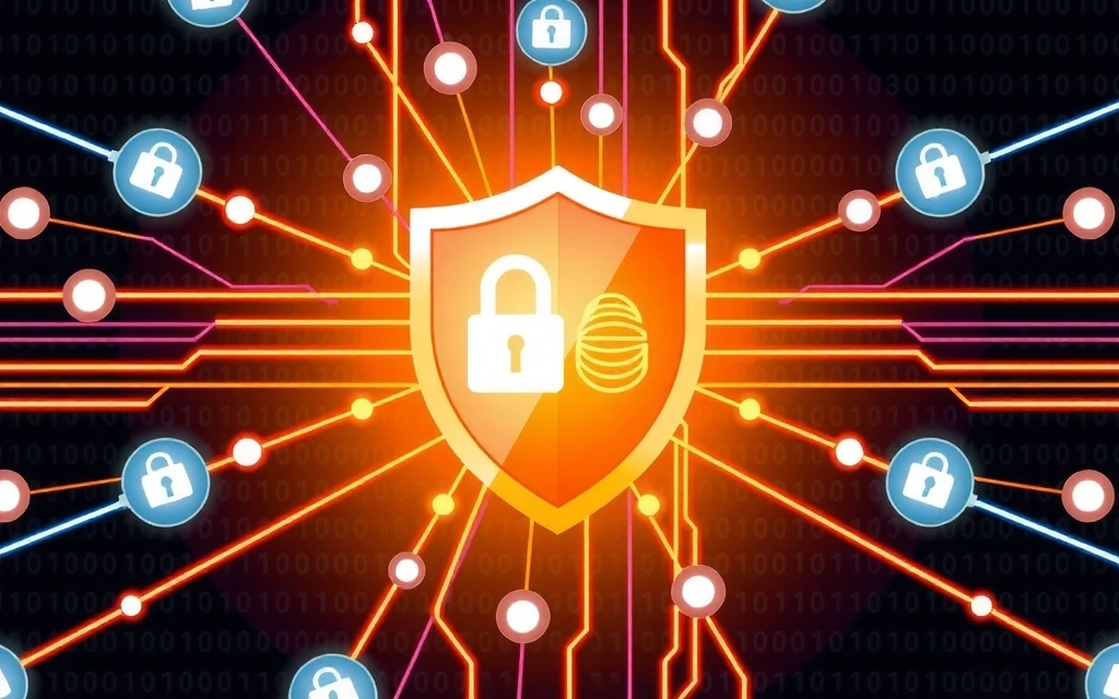 Illustration von Datensicherheit und Verschlüsselung